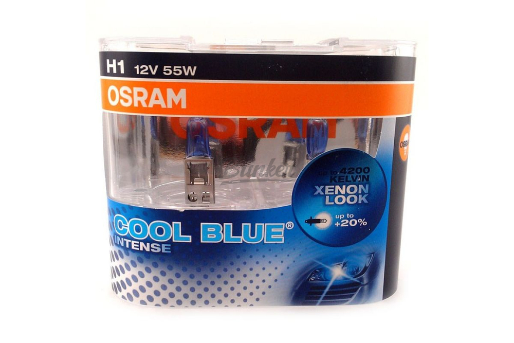 Галогенные автолампы OSRAM Cool Blue Intense 4200K H1, (компл.)