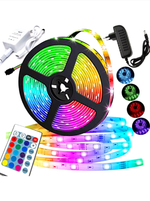 Светодиодная лента RGB Wi-Fi 5м./12в./Блок/Пульт Огонь YD-2061-5