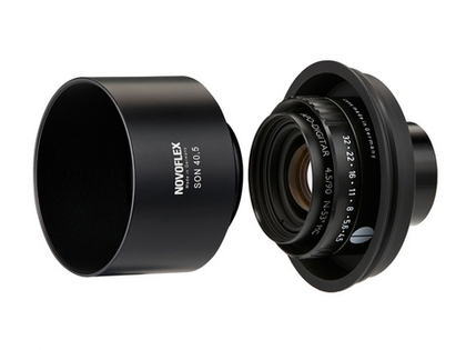 NOVOFLEX Apo-Digitar 4,5/90mm w/ Adapter and lens hood Объектив с блендой и адептерными кольцами