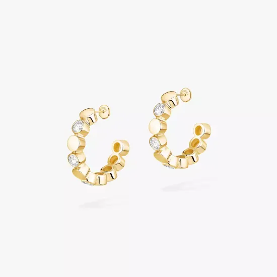 Messika D-Vibes mini hoop earrings