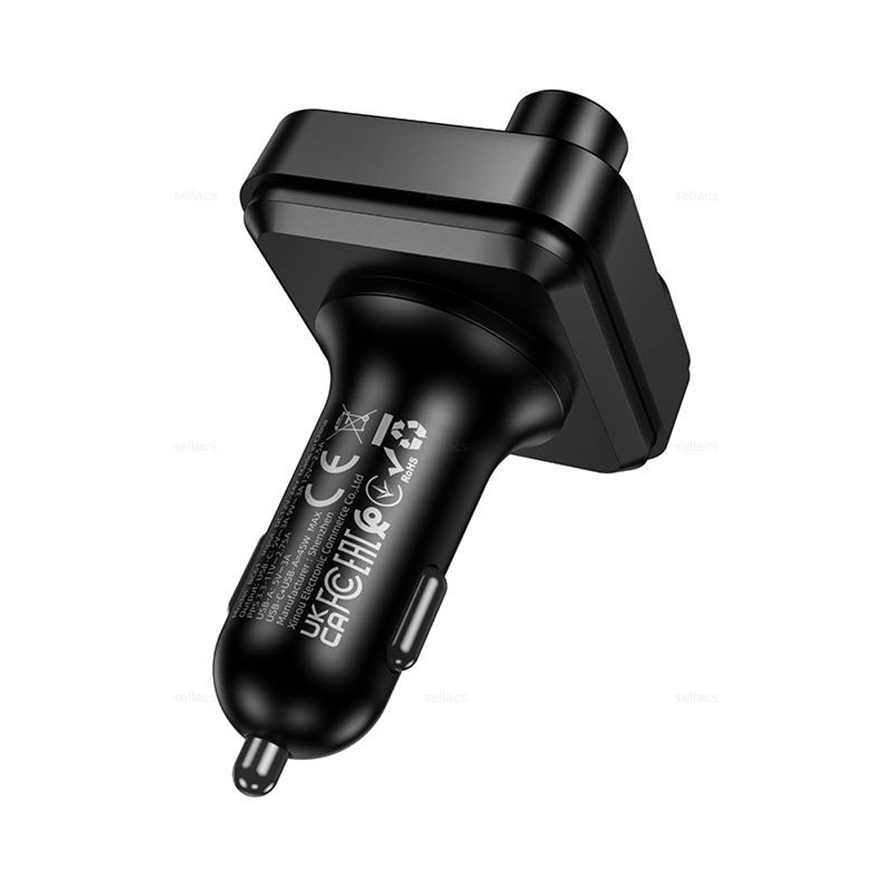 Borofone BC61 Ocean 45W(1A1C) автомобильный BT FM трансмиттер