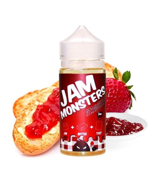 Купить JAM MONSTERS - Strawberry (120ml)