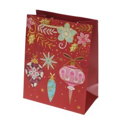 GAEM Пакет подарочный S (бумага 210г/м2, блок 12шт), L18 W10 H23 см, 4в.