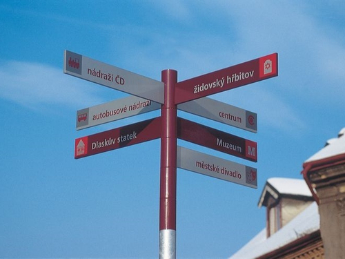 Информационный указатель Балтика