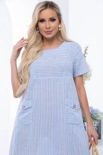 Платье "Сальма" (голубое) П6707 LT Collection (Акция)