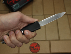 Нож Microtech Ultratech S/E - черная рукоять, стандартный клинок сатин + запчасти RK-386