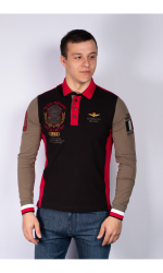 Поло с длинным рукавом  AERONAUTICA MILITARE
