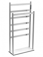 Полотенцесушитель электрический напольный WONZON & WOGHAND ESSEN, Брашированный никель (WW-A407-BR)