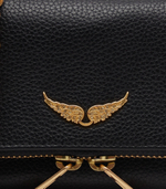 Кожаная сумка-мессенджер Zadig&Voltaire - черный(LWBA00005)