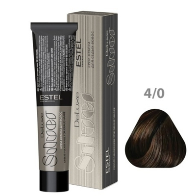 4/0 Крем-краска De Luxe Silver , шатен