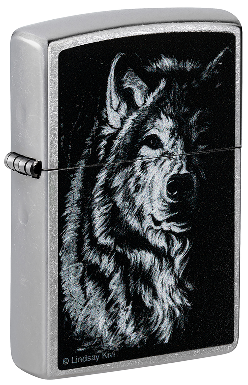 46149 Зажигалка ZIPPO Shadow Wolf Street Chrome