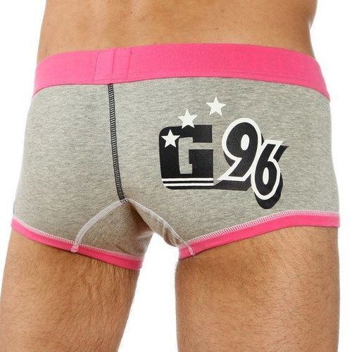 Мужские трусы хипсы серые 4+ Private Grey-Pink G 96