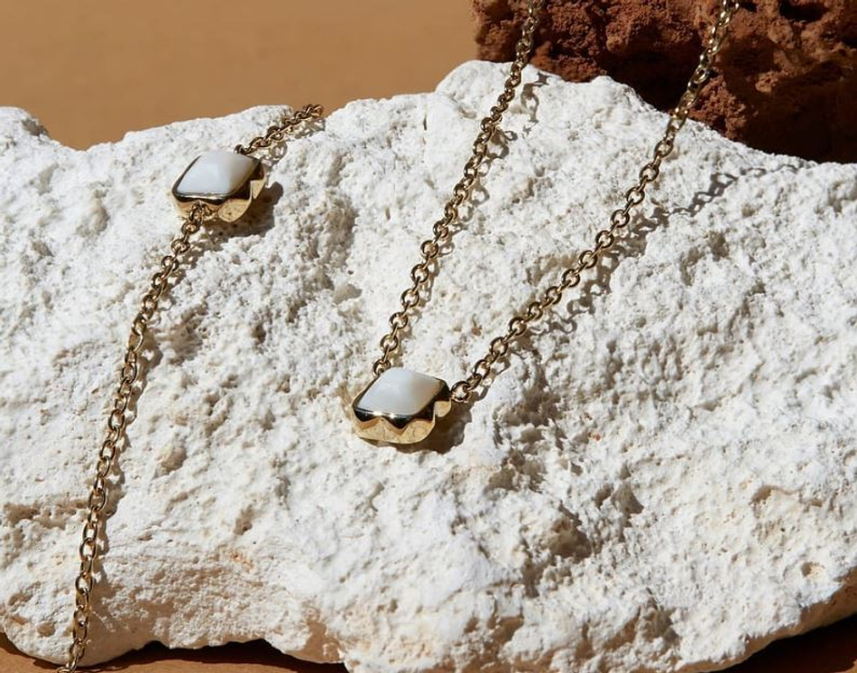 Серьги Coeur de Lion White quartz (April) 1300/21-1400