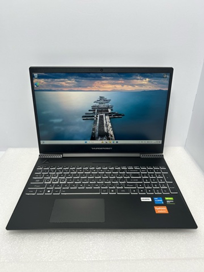 Ноутбук игровой Thunderobot 911 Air D 15.6"/Intel Core i5 11260H 2.6 ГГц/RAM 8GB/SSD 256GB/GeForce GTX 1650 4GB/1920*1080/IPS/DOS/Подсветка кл-ры: LED/черный. Состояние: Уценка/тихий звук правого динамика