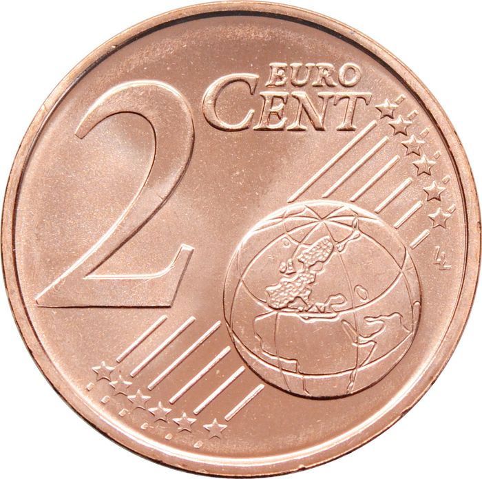 2 евроцента 2011 Греция (2 euro cent)