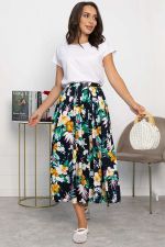 Юбка Льюис (цветы) Ю14022-10М LT Collection