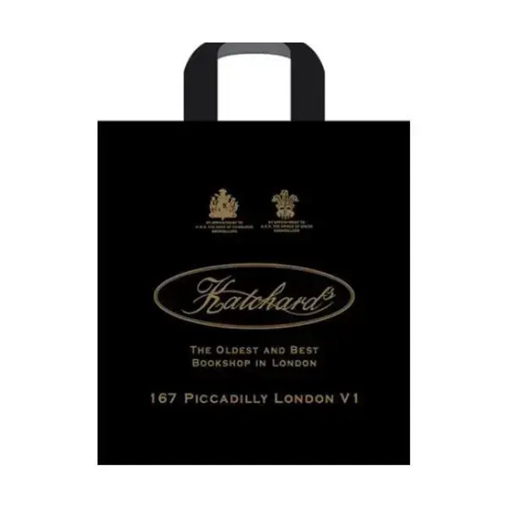 Пакет ПЭ с петлевой ручкой 30+3смХатчард (Черный) Артпласт (х50 (комплект 50 шт)