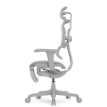 Кресло FALTO Ergohuman Ultra с подножкой ( серый каркас /сетка светлаяT-168-B2 Natural)