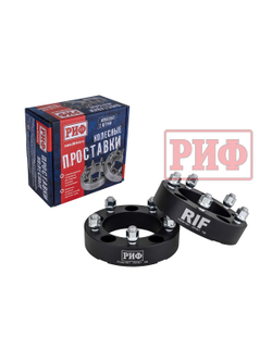 Проставки колёсные РИФ 5x139,7, ЦО 108 мм, толщина 38 мм, 14x1,5 (2 шт.)