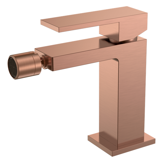 Смеситель для биде Qubic Copper Brushed
