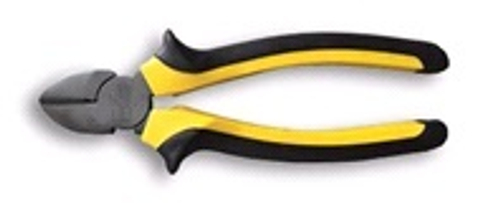Кусачки боковые (49/4) 160мм  углерод.сталь, сатинир.пов-сть, 2-цв.облив.руч (888)  6223160