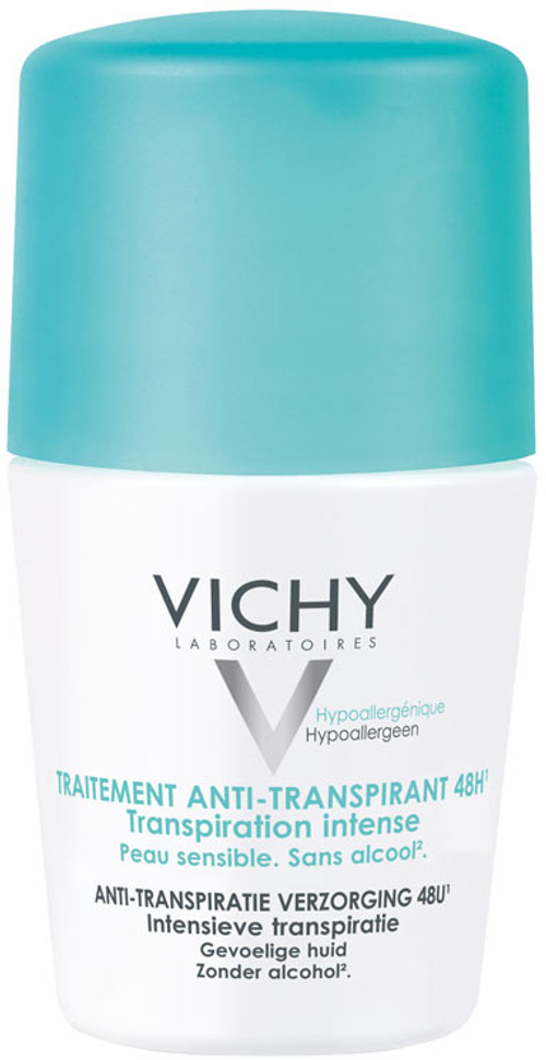 Vichy Deodorant Anti-Transpirant 48H Дезодорант 48 часов при интенсивном потоотделении (зеленый)