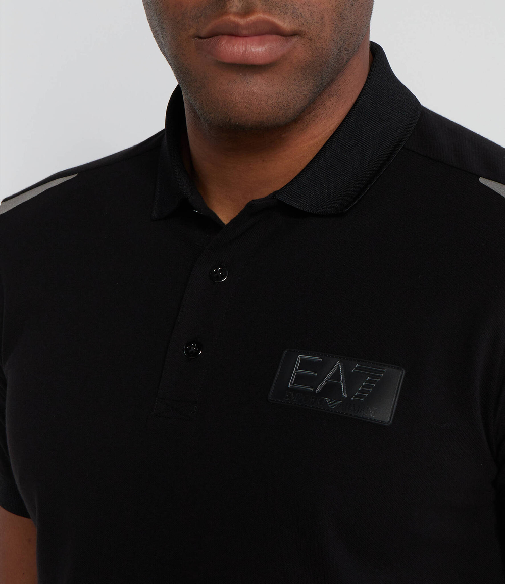 Поло EA7 - черный(6RPF24 PJ5SZ)