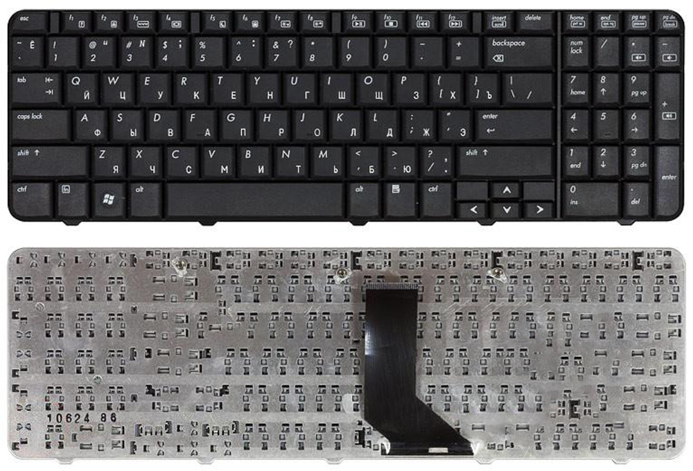 Клавиатура для ноутбука HP Pavilion G60 Compaq Presario CQ60 черная