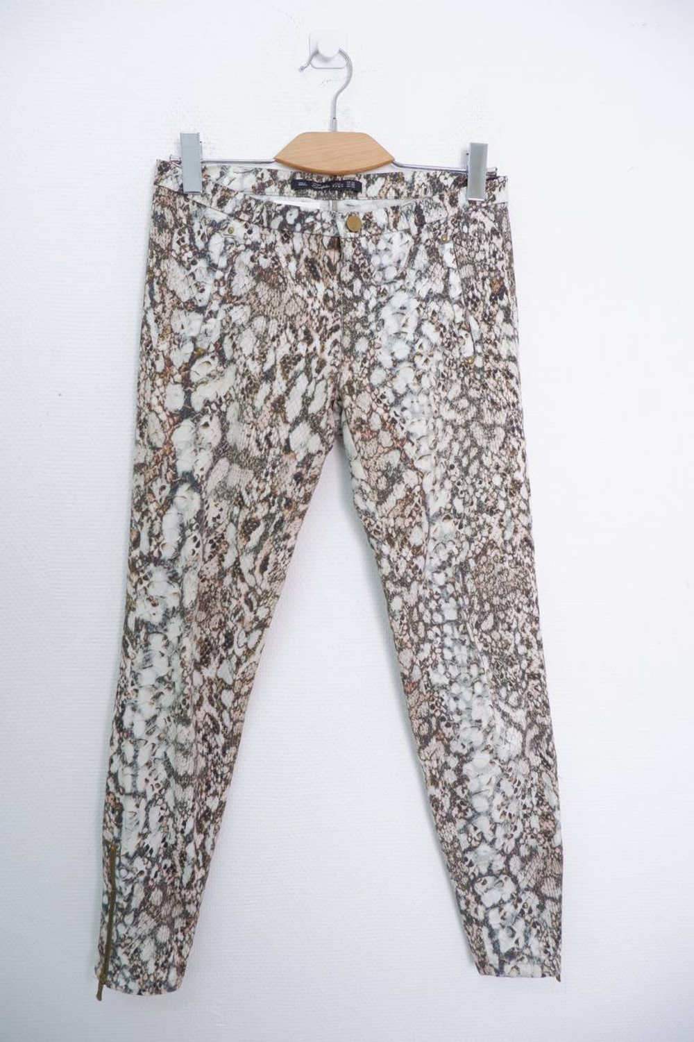 Лосины Zara орнамент чешуи 44-46 размер