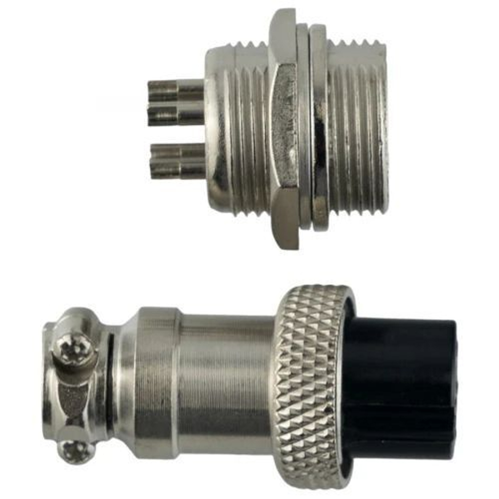 Авиационный разъем GX16 5Pin (штекер+гнездо)