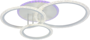 Светодиодная люстра 90W+8W 3000К-6000К RGB 8447/3 WHT белый Profit Light