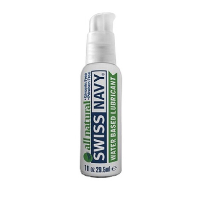 Лубрикант Swiss Navy All Natural Lubricant гипоаллергенный 1oz/30ml (Цвет: прозрачный)
