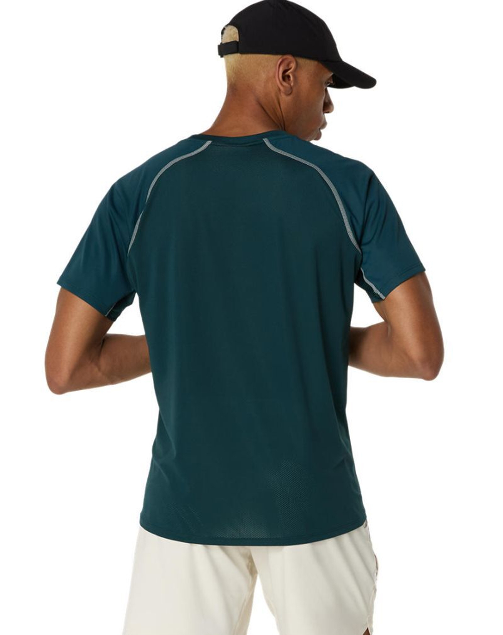 Мужская теннисная футболка Asics Match Actibreeze Short Sleeve - зеленый