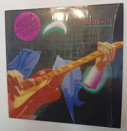 Винтажная виниловая пластинка Dire Straits Money For Nothing (Holland 1988 Shrink) в комплете бандана Dire Straits