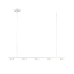 8265/5 COMFI LN26 234 металл, белый Светильник подвесной GX53 LED 5*7W 220V TORINA