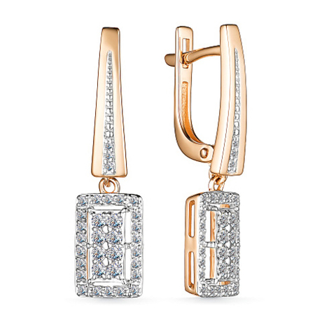 Серьги из золота с бриллиантами