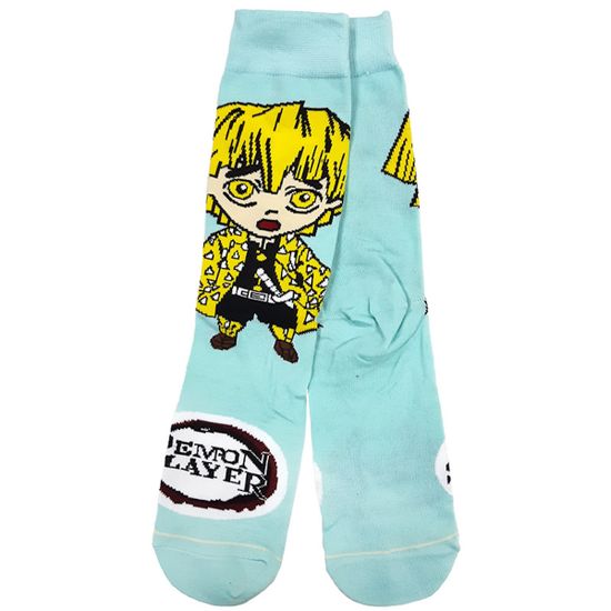 Носки Истребитель Демонов Зеницу Агацума, р-р 38-44 (бирюзовый)