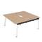 10БДНВ.284 Стол системы БЕНЧ, сдвоенный, на 2 рабочих места - начальный (1600*1635*750)