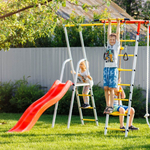 Дополнительный комплект с горкой к дачному комплексу ROMANA *только для высоты балки качелей 2050 мм.