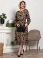 Платье Идиллия (бежево-черное) П15378-16М LT Collection