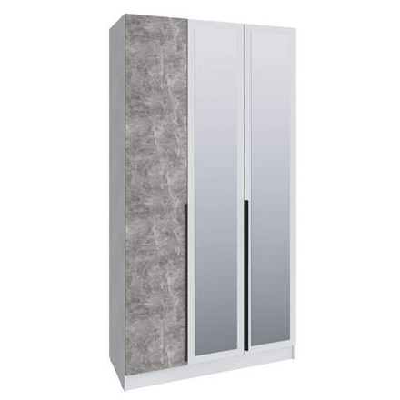 Мадрид (Тэкс) Шкаф распашной (1,2) с зеркалом