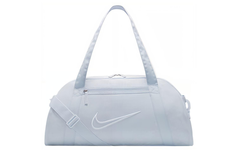 Nike Fabric Luggage Bag Gym Bag Large Unisex Soccer Gray/White