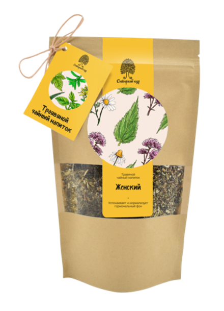 Чайный напиток травяной «Женский» / CraftTea / 50 г / Сибирский кедр