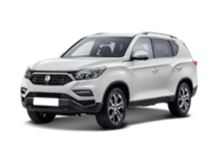 Багажники на Ssang yong Rexton IV 2017-2019 на рейлинги