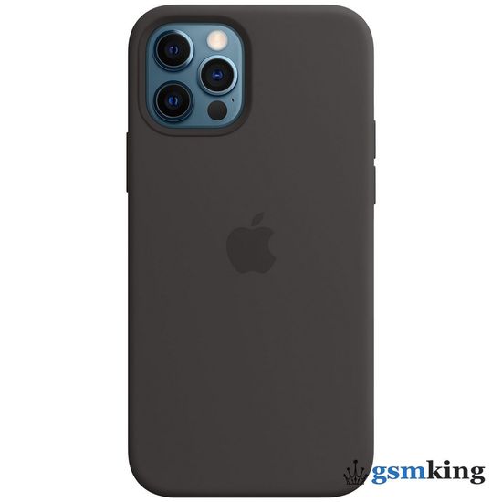 Silicone Case iPhone 12 Pro Black (Чёрный)