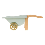 Набор для игры в песок с тачкой (5предм.) ведерко,совок,грабли,форм,сет.212-7