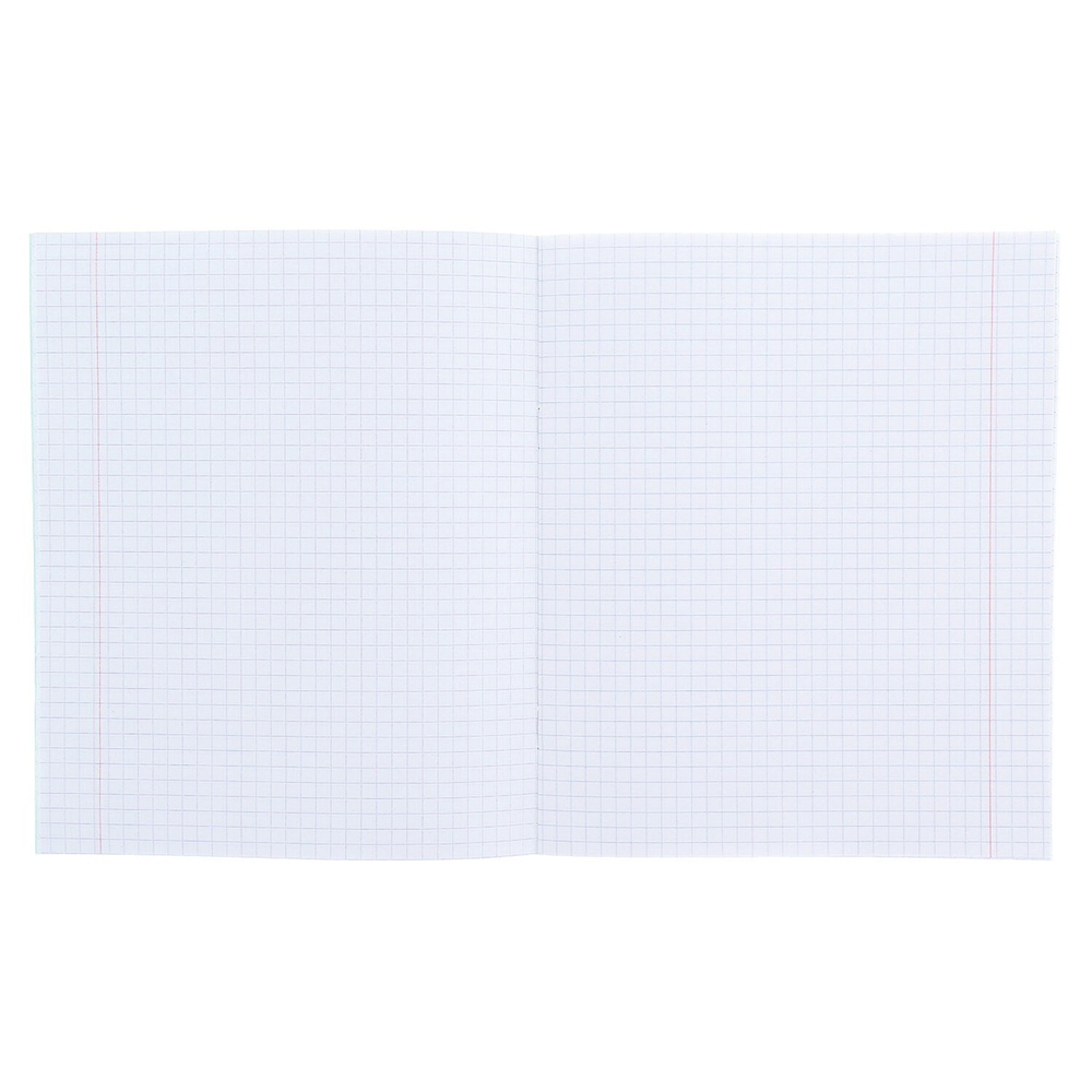 Тетрадь ученическая КПК в линейку, 18 листов, писчая, зеленая мягкая обложка