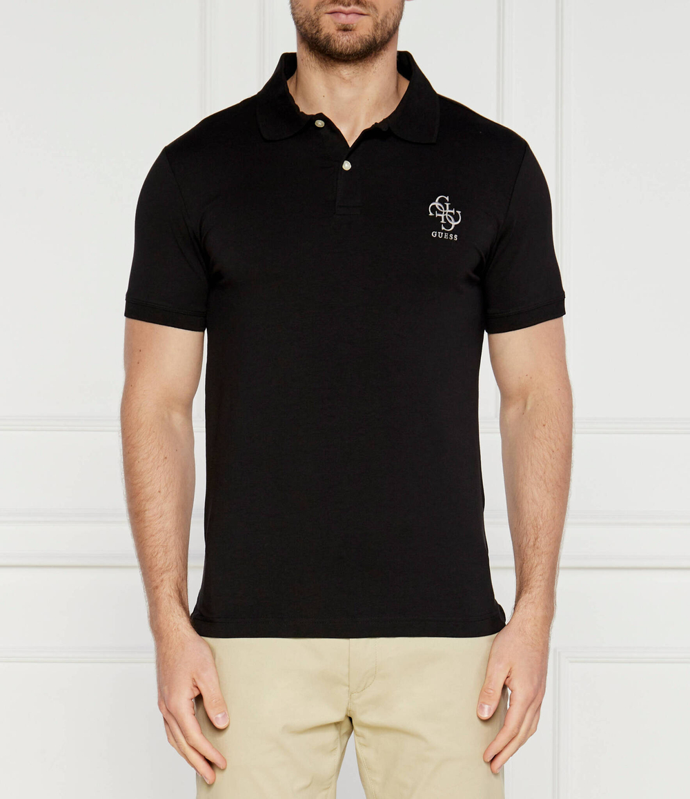 Поло NOLAN GUESS - черный(M4YP66 J1314)