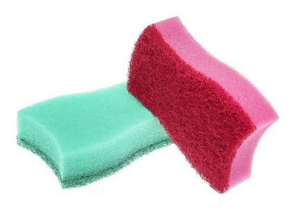 Губка для мытья посуды 3M целлюлоза /7*11,4/, 2шт.