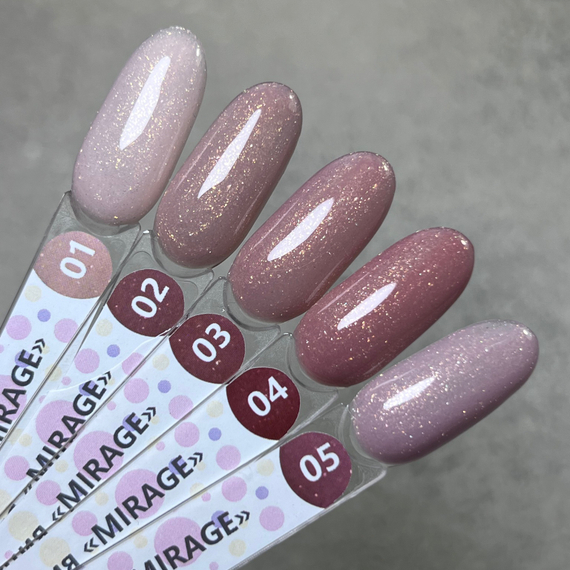 Гель-лак ТМ &quot;HIT gel&quot; №01 Mirage, 9 мл